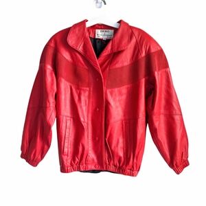 Dero by Rocco D'Amelio Rare Unisex Vintage Leather jacket size XS